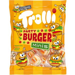 Schaumzucker Trolli Mini Burger, mit Fruchtgummi
