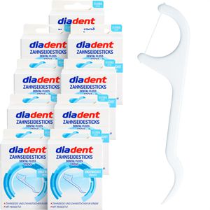 Zahnseide diadent ungewachst, 648 Sticks