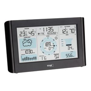 Produktbild für Wetterstation TFA 35.1161.01 WEATHER PRO, Funk, digital