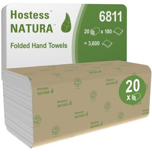 Papierhandtücher Hostess-NATURA 6811, 2-lagig