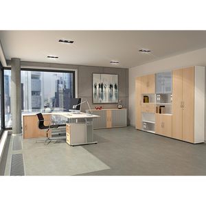 Produktbild für Aktenschrank Geramöbel Flex, aus Holz