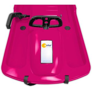 Produktbild für Schlitten KHW Lenkschlitten Snow Fox, pink, 95 cm