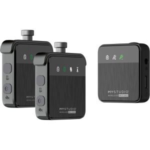 Produktbild für Mikrofon MyStudio Wireless MIC DUO, schwarz