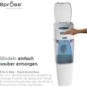 Produktbild für Windeleimer Spross 100008, 16 Liter