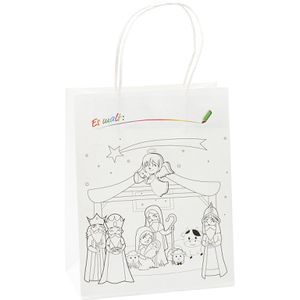 Produktbild für Geschenktüte TSI 80018 Ausmaltüten Weihnachten