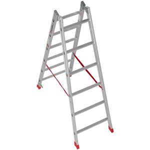 Produktbild für Stehleiter Euroline Nr. 305, 3051106, beidseitig begehbar
