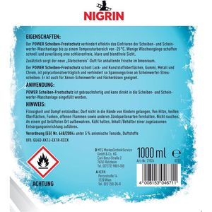 Produktbild für Scheibenfrostschutz Nigrin POWER, 2102