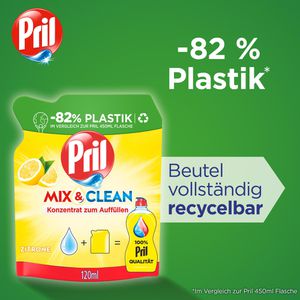 Produktbild für Spülmittel Pril Original Mix &amp; Clean, Zitrone