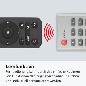 Produktbild für Universalfernbedienung Hama TV, 221056