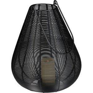 Windlicht Relaxdays Metall schwarz