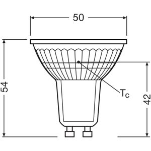Produktbild für LED-Lampe OSRAM Value PAR16, GU10