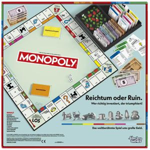 Produktbild für Brettspiel Hasbro G1009, Monopoly Classic