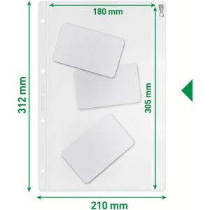 Produktbild für Gleitverschlussbeutel Leitz 4040-00-00, A4