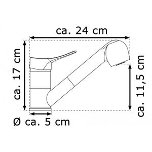 Produktbild für Küchenarmatur EISL VERONA, chrom