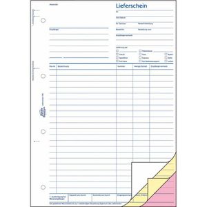Produktbild für Lieferscheinbuch Zweckform 728, A4