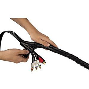 Produktbild für Kabelschlauch Hama 220998, schwarz