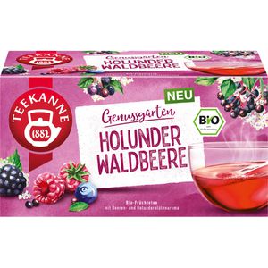 Produktbild für Tee Teekanne Genussgarten Waldbeere Holunder, BIO