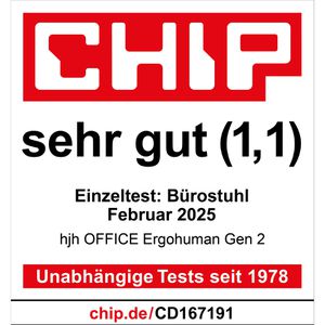 Produktbild für Bürostuhl hJh-OFFICE ERGOHUMAN GEN2, 652277