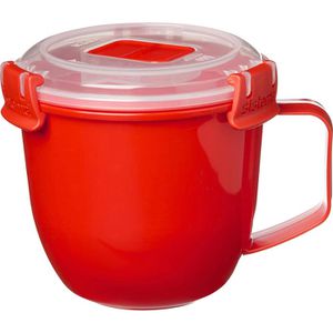 Produktbild für Mikrowellengeschirr Sistema 1142, rot, aus Kunststoff
