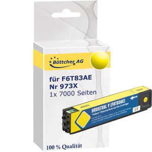 Tinte Böttcher-AG für HP 973X, F6T83AE