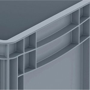Produktbild für Eurobox AUER EG 43/32 HG, grau, 30 Liter