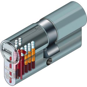 Produktbild für Schließzylinder Abus EC550, mit 3 Schlüsseln