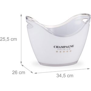Produktbild für Champagnerkühler Relaxdays Champagne Premium