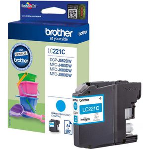 Tinte Brother LC-221C cyan