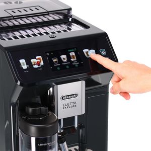 Produktbild für Kaffeevollautomat DeLonghi Eletta Explore, ECAM450.55.G, grau