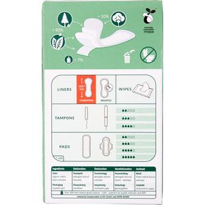 Produktbild für Slipeinlagen natracare panty liners Curved