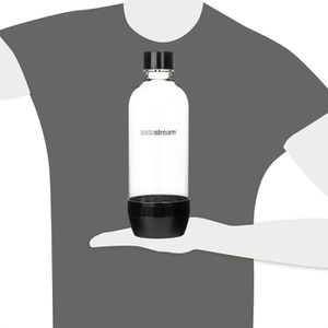 Produktbild für Sprudelflasche Sodastream Classic DuoPack, schwarz