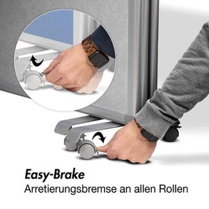 Produktbild für Stellwand Master-of-Boards fd-27507, auf Rollen, 3-teilig