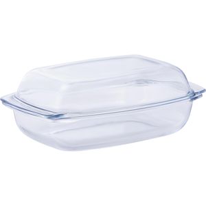 Auflaufform Van-Well Wellco 5016040, transparent, aus Glas