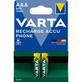 Zusatzbild Akkus Varta Recharge Phone 58398, AAA, 800 mAh
