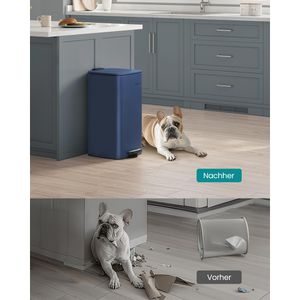 Produktbild für Mülleimer Songmics LTB593Q02, mitternachtsblau