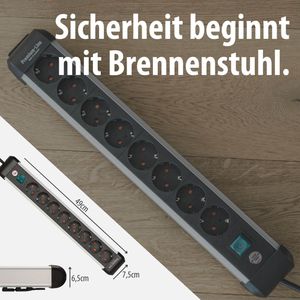 Produktbild für Steckdosenleiste Brennenstuhl Premium-Alu-Line, 3m