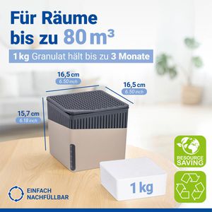Produktbild für Luftentfeuchter Wenko Cube 50222100, Granulat