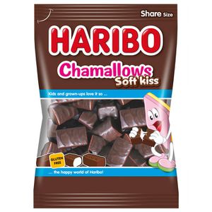 Schaumzucker Haribo Chamallows Soft-Kiss, mit Schokolade
