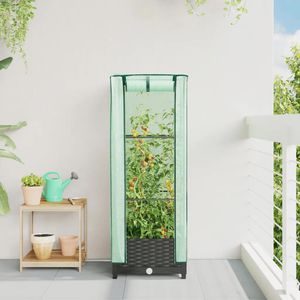 Produktbild für Hochbeet vidaXL 4015809, aus Kunststoff und Eisen
