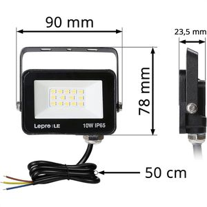 Produktbild für LED-Außenstrahler Lepro IP65 wasserdicht