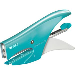 Heftzange Leitz 55311151, WOW, eisblau metallic