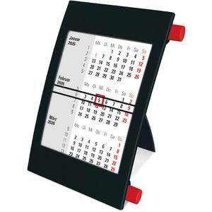 Produktbild für Tischkalender Zettler schwarz, Jahr 2026/2027