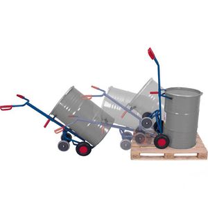 Produktbild für Sackkarre VARIOfit Fasskarre zu-3341, 2 Stützräder