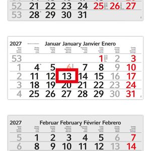 Produktbild für 3-Monatskalender Geiger Profil 3