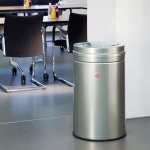 Produktbild für Mülleimer Wesco Big Swing, neusilber