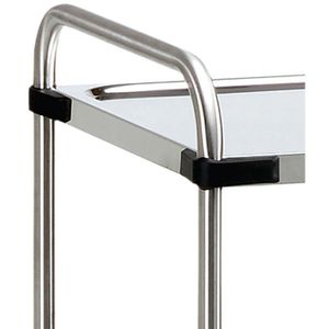 Produktbild für Servierwagen Fetra 5013, silber, aus Edelstahl