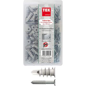 Schrauben-Dübel-Set Tox 094901112, Indoor Box