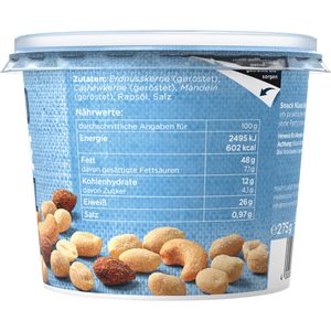 Produktbild für Nussmischung Maryland Snack Nüsse, im Becher