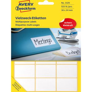 Vielzwecketiketten Zweckform 3325, weiß
