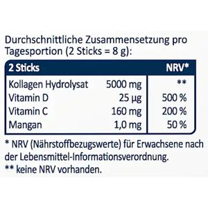 Produktbild für Kollagen Klosterfrau 5000 aktiv, Peptid-Typ 1 &amp; 2